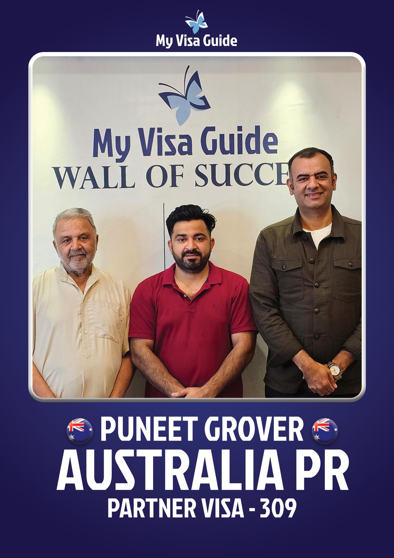 Puneet Grover — Partner Visa · Subclass 309 (PR)