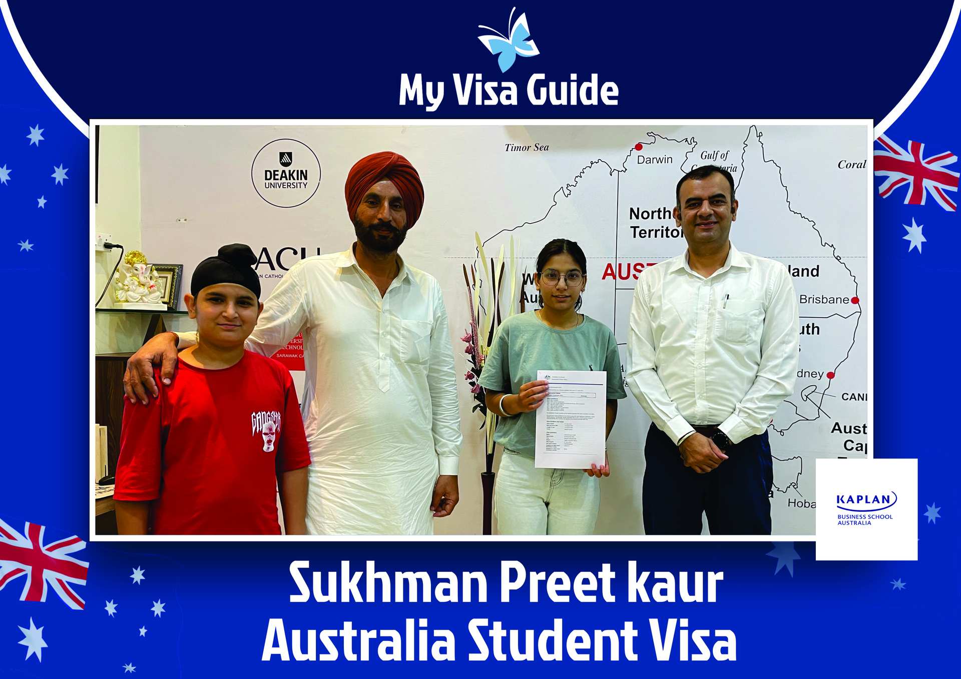Sukhman Preet Kaur — Student Visa