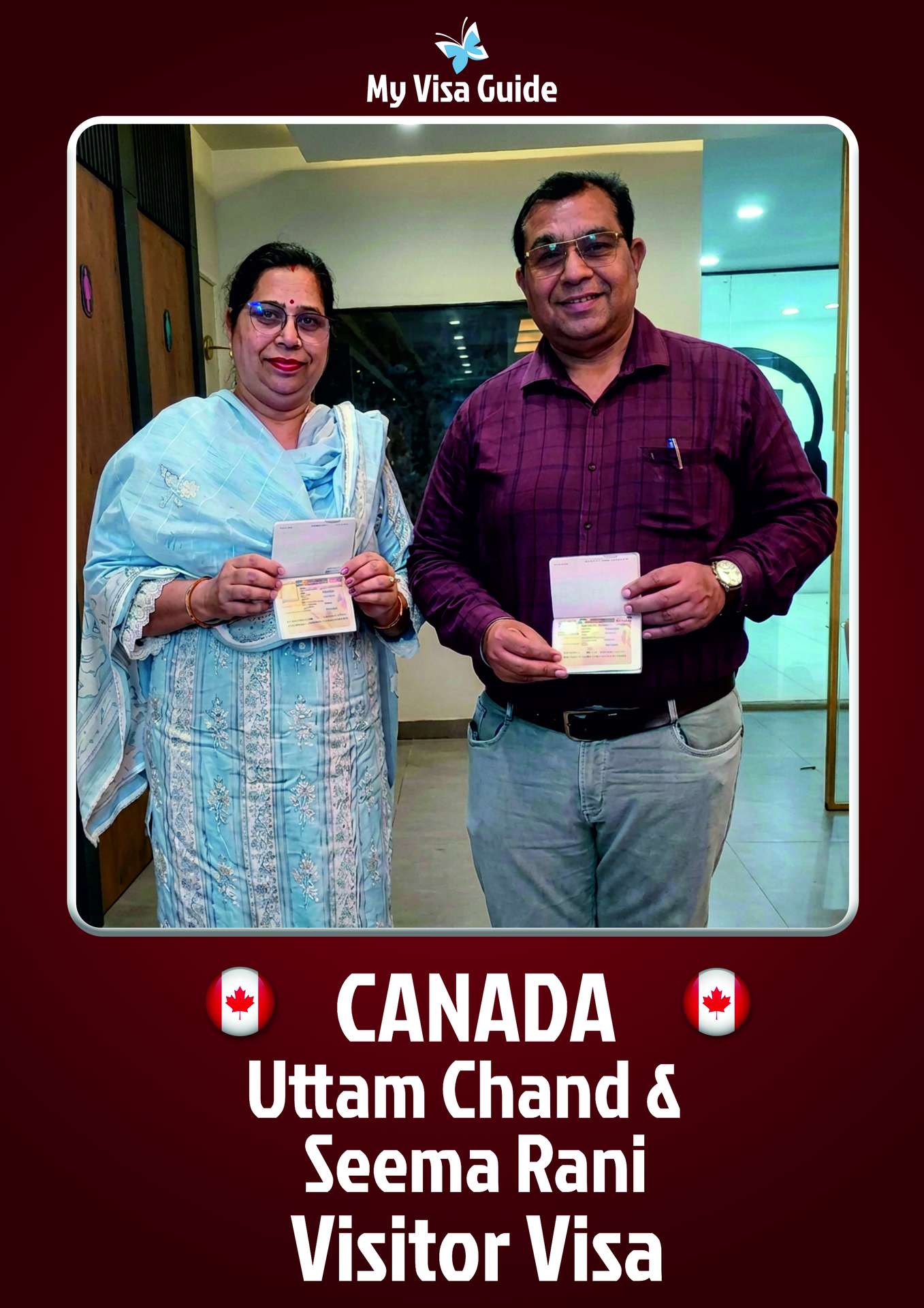 Uttam Chand & Seema Rani — Visitor Visa