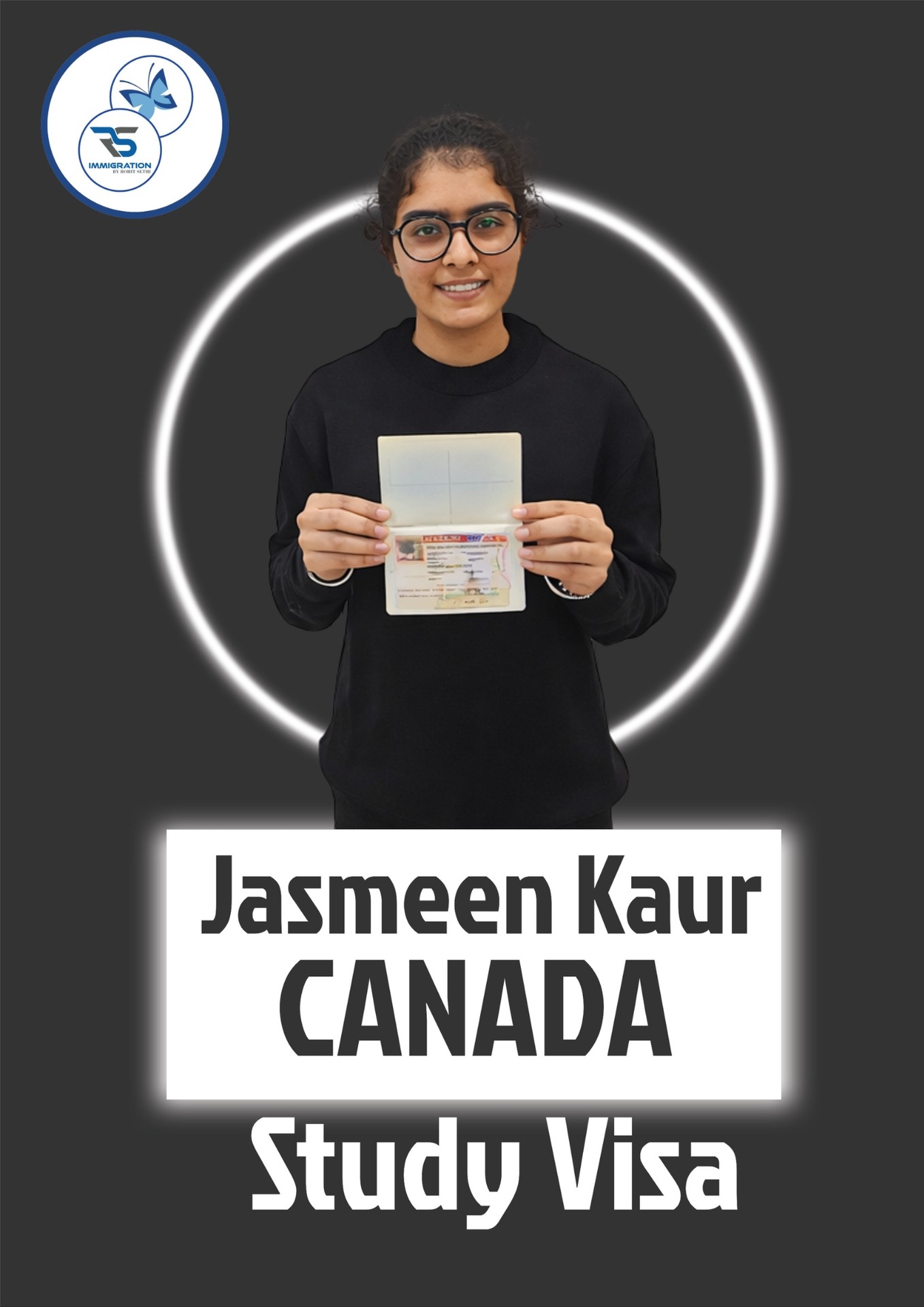 Jasmeen Kaur — Study Visa